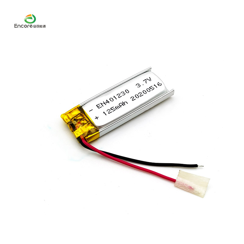 3.7v 125mah Inteligentne urządzenia do noszenia Bateria Lipo