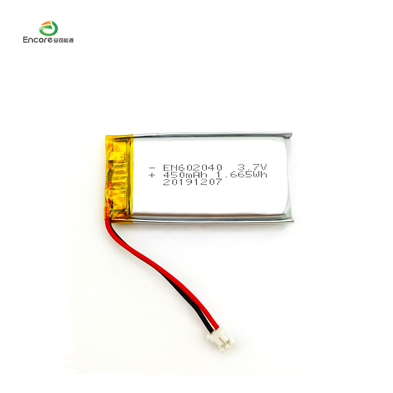 602040 3.7v 450mah akumulator litowo-polimerowy